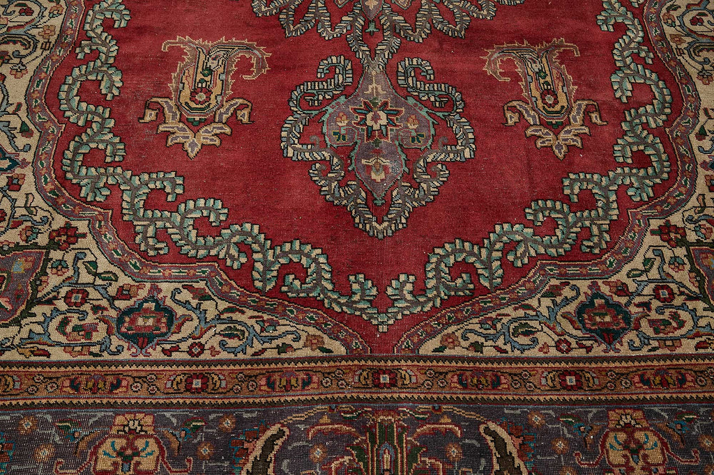 Red vintage Persian rug 50991, 2.77 x 3.80 metres – photograph 10