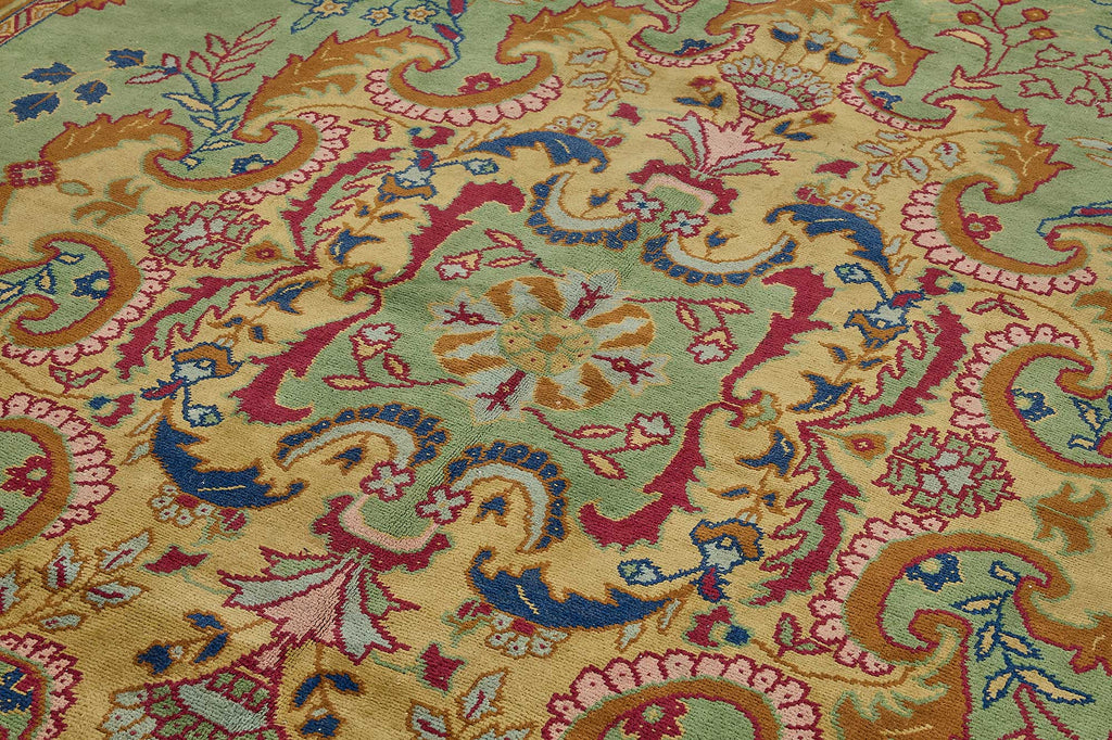 Green vintage Persian rug 50992, 2.42 x 4.02 metres – photograph 5