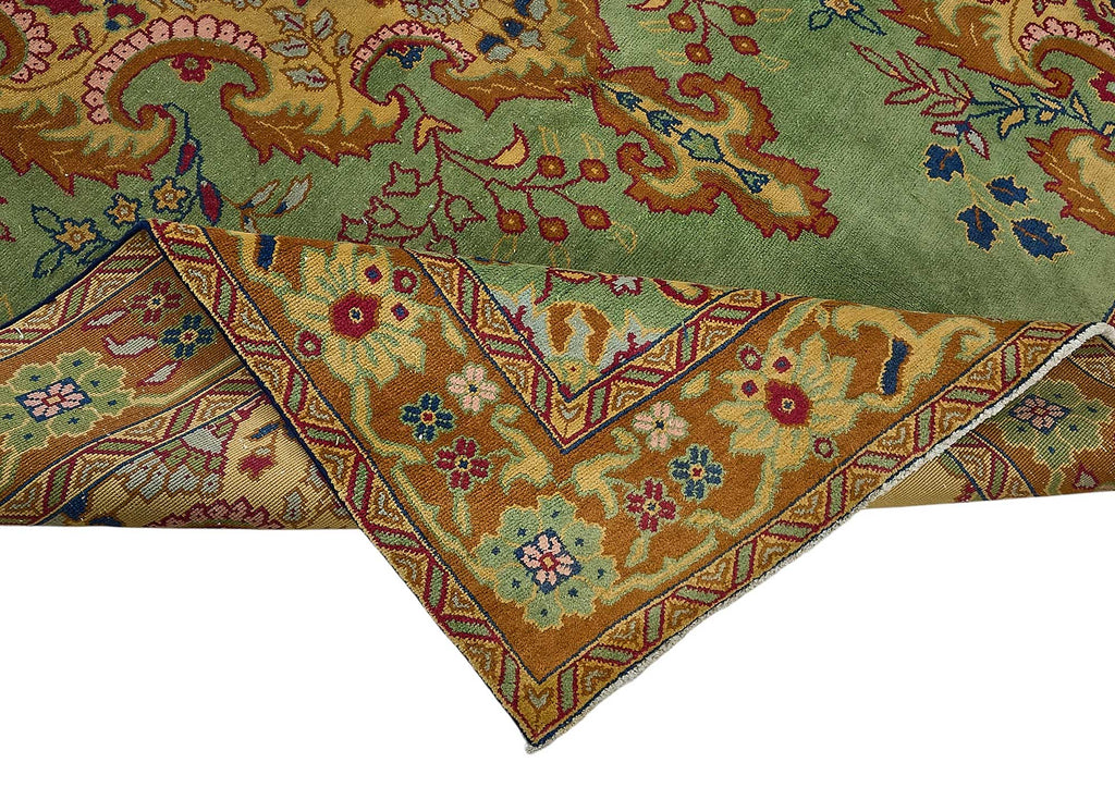 Green vintage Persian rug 50992, 2.42 x 4.02 metres – photograph 6