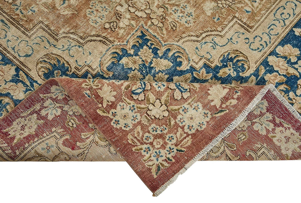 Beige vintage Persian rug 50993, 2.95 x 3.91 metres – photograph 6