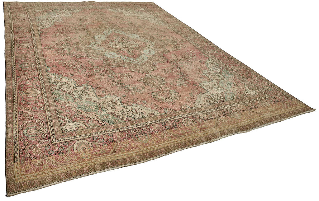 Beige vintage Persian rug 50997, 2.90 x 3.89 metres – photograph 2