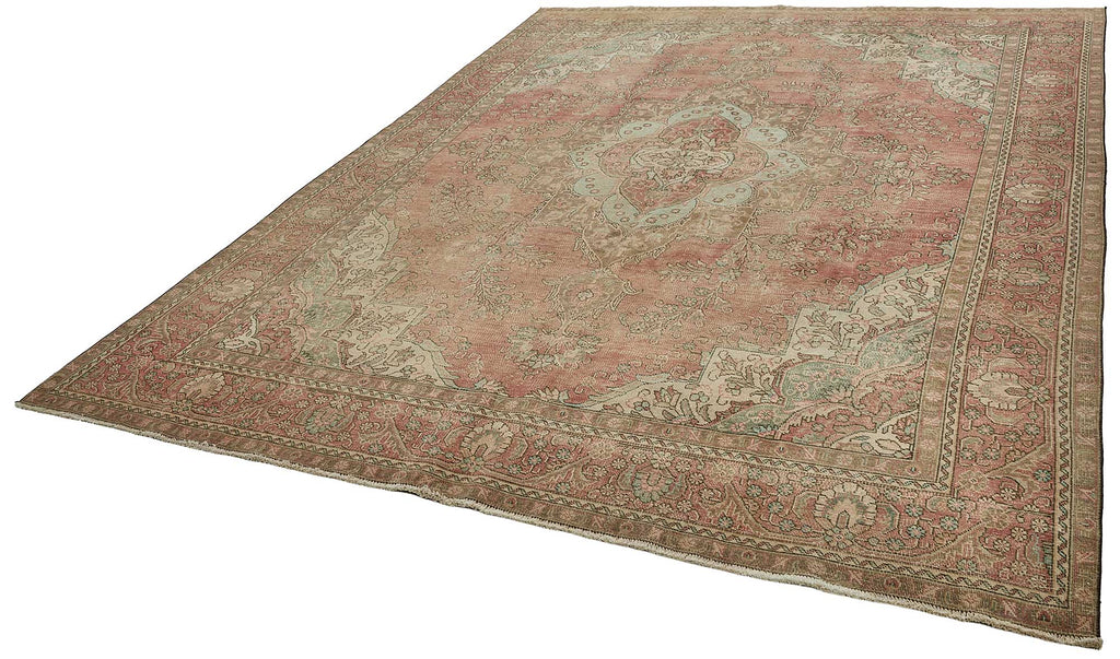Beige vintage Persian rug 50997, 2.90 x 3.89 metres – photograph 3