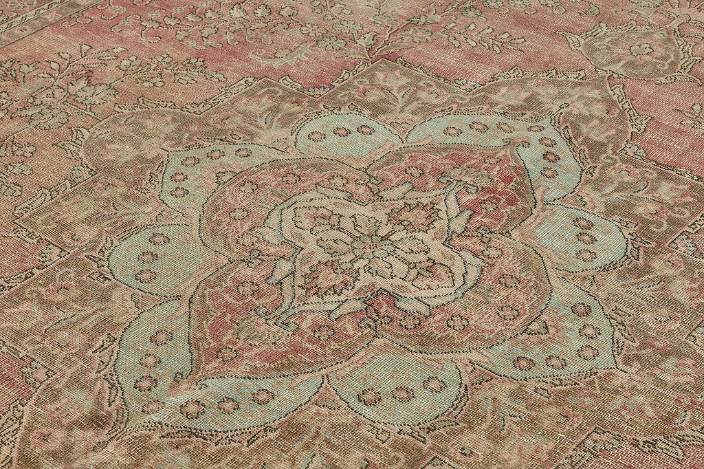 Beige vintage Persian rug 50997, 2.90 x 3.89 metres – photograph 5