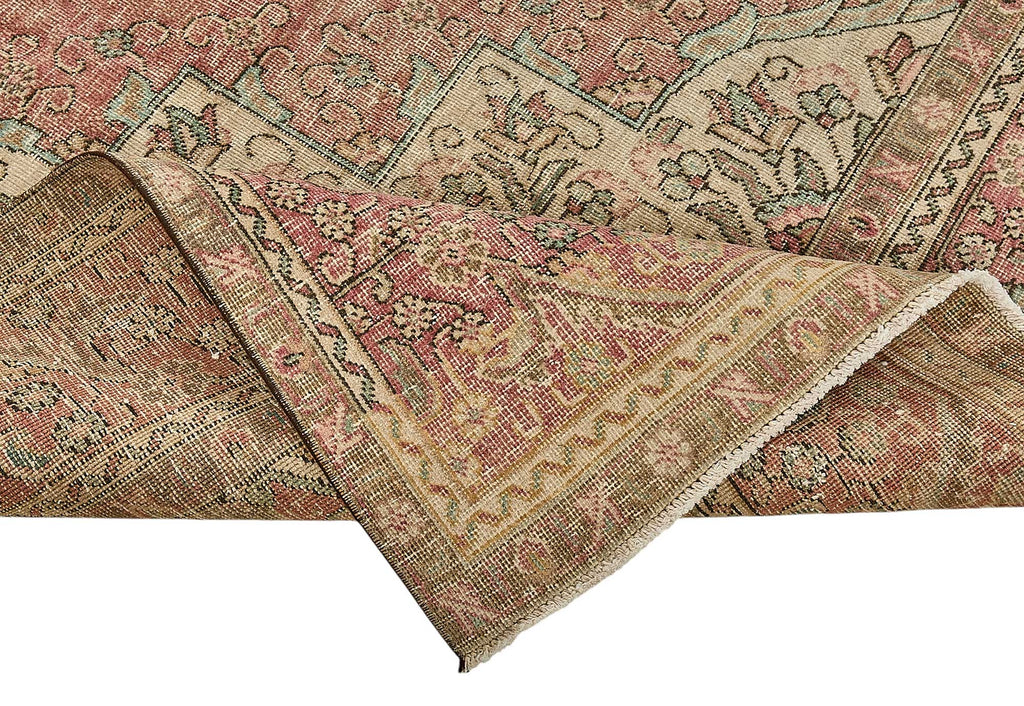 Beige vintage Persian rug 50997, 2.90 x 3.89 metres – photograph 6