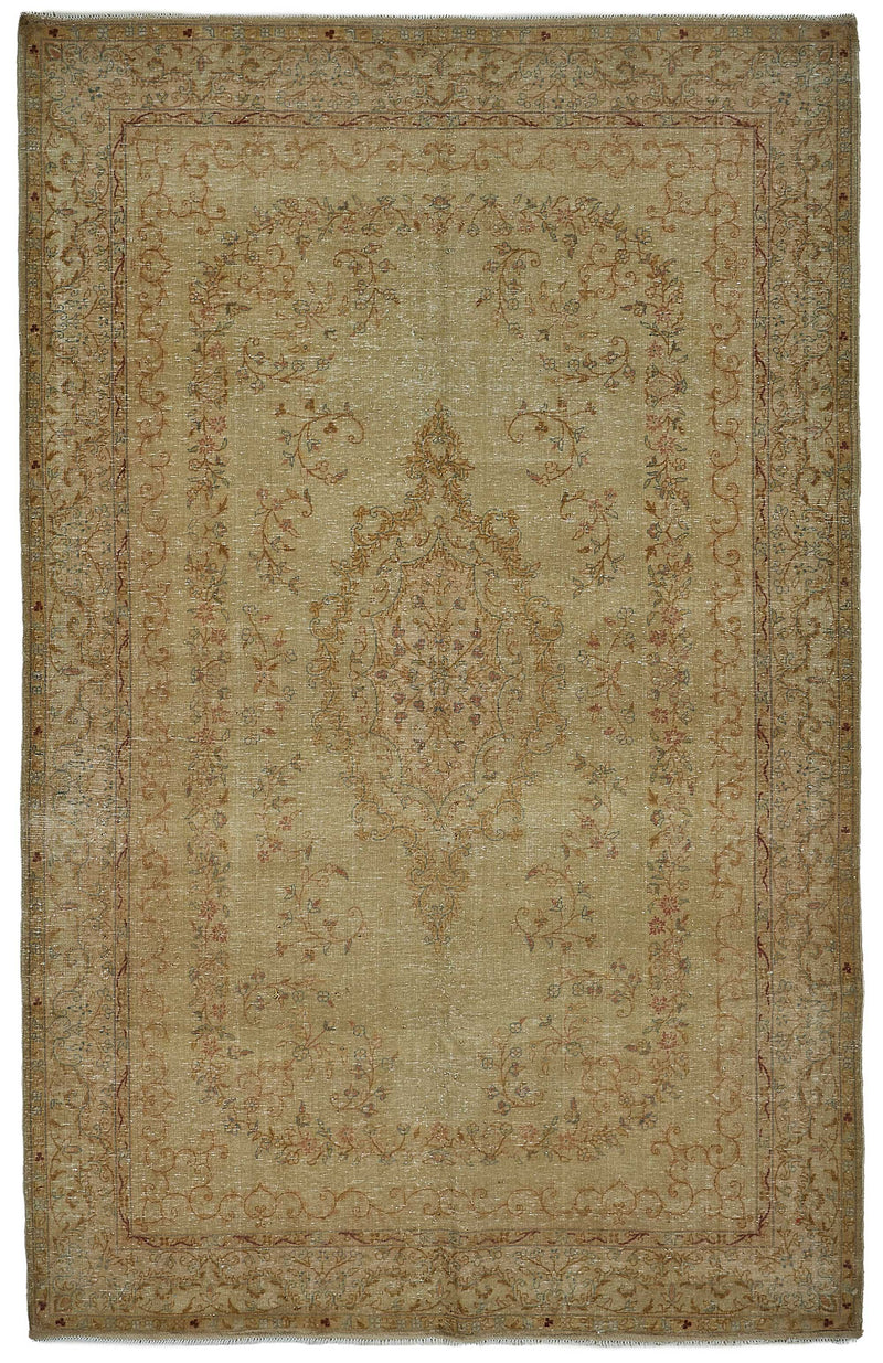 Beige vintage Persian rug 50999, 1.68 x 2.63 metres – full rug