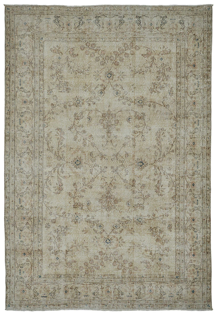 Beige vintage Persian rug 51001, 2.15 x 3.14 metres – full rug