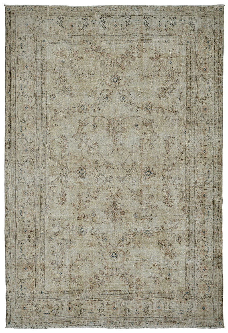 Beige vintage Persian rug 51001, 2.15 x 3.14 metres – full rug