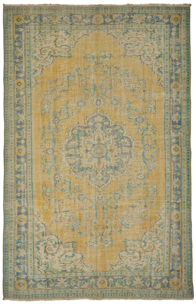 Red vintage Persian rug 51002, 2.30 x 3.47 metres – full rug