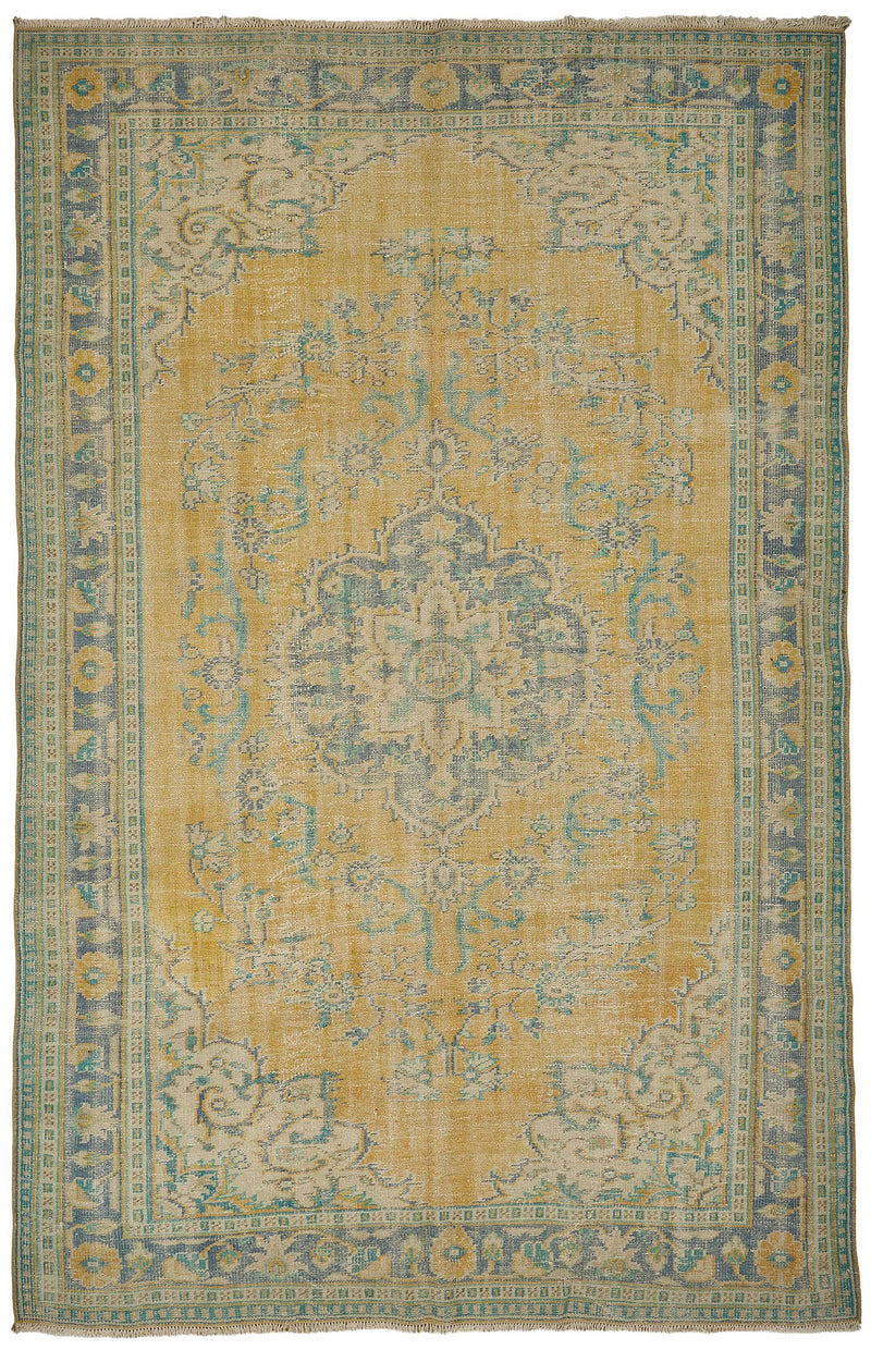 Red vintage Persian rug 51002, 2.30 x 3.47 metres – full rug