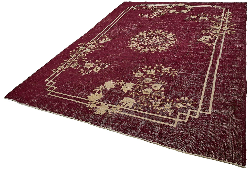 Red vintage Persian rug 51003, 2.62 x 3.86 metres – photograph 3