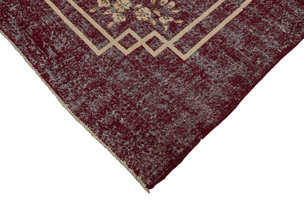 Red vintage Persian rug 51003, 2.62 x 3.86 metres – photograph 4