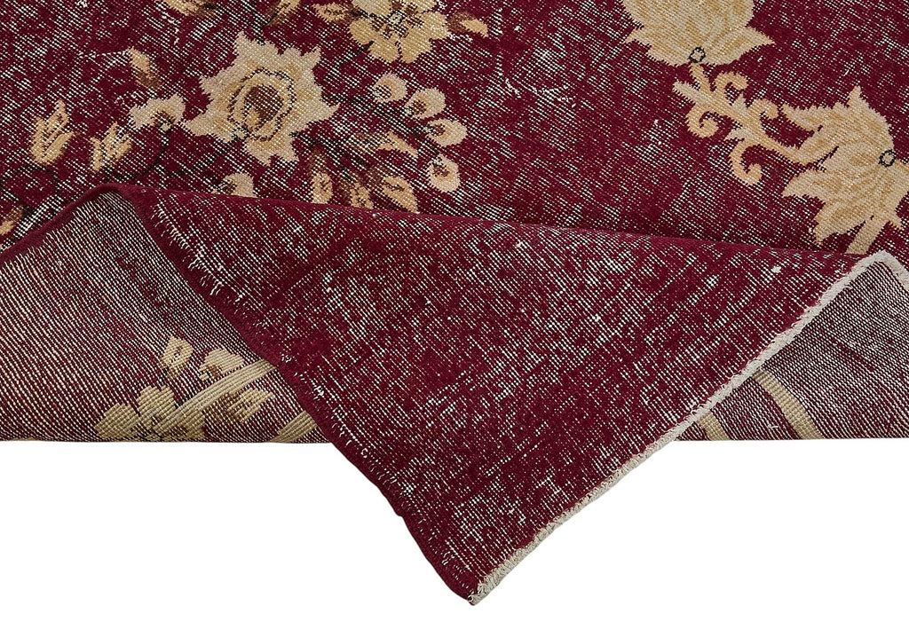 Red vintage Persian rug 51003, 2.62 x 3.86 metres – photograph 6