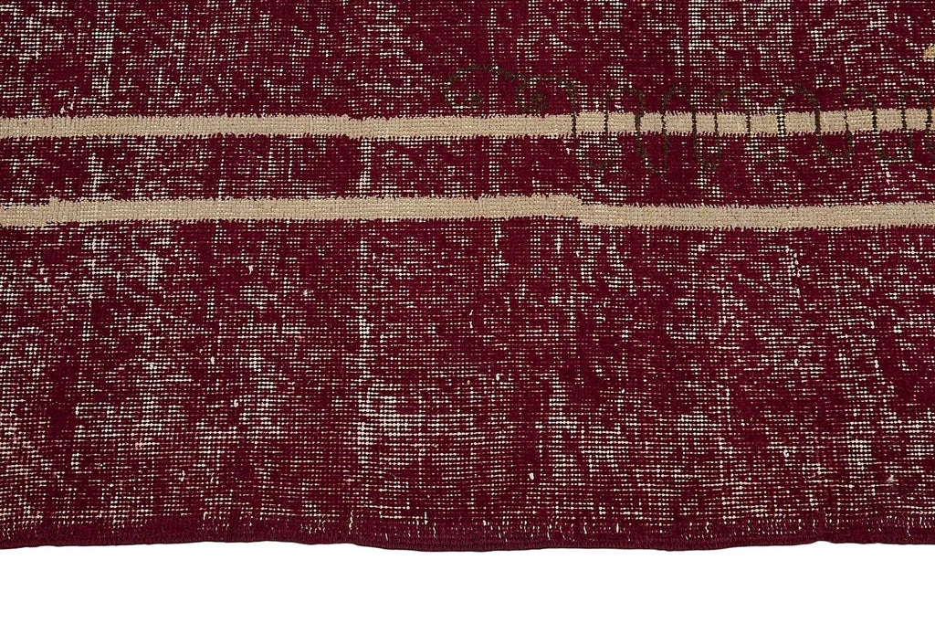 Red vintage Persian rug 51003, 2.62 x 3.86 metres – photograph 8