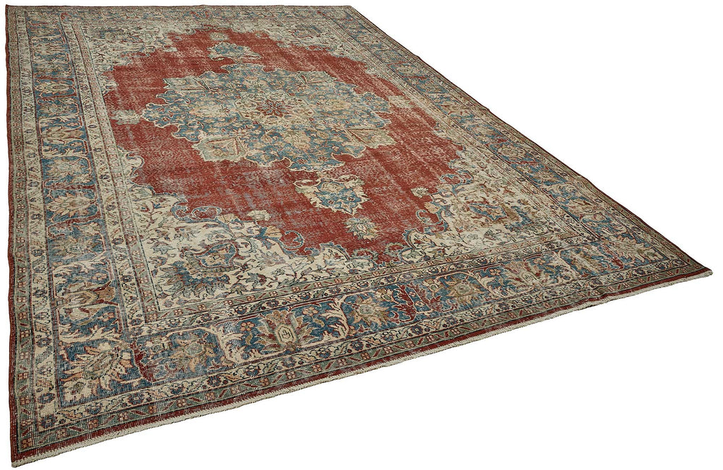 Beige vintage Persian rug 51005, 2.72 x 3.77 metres – photograph 2