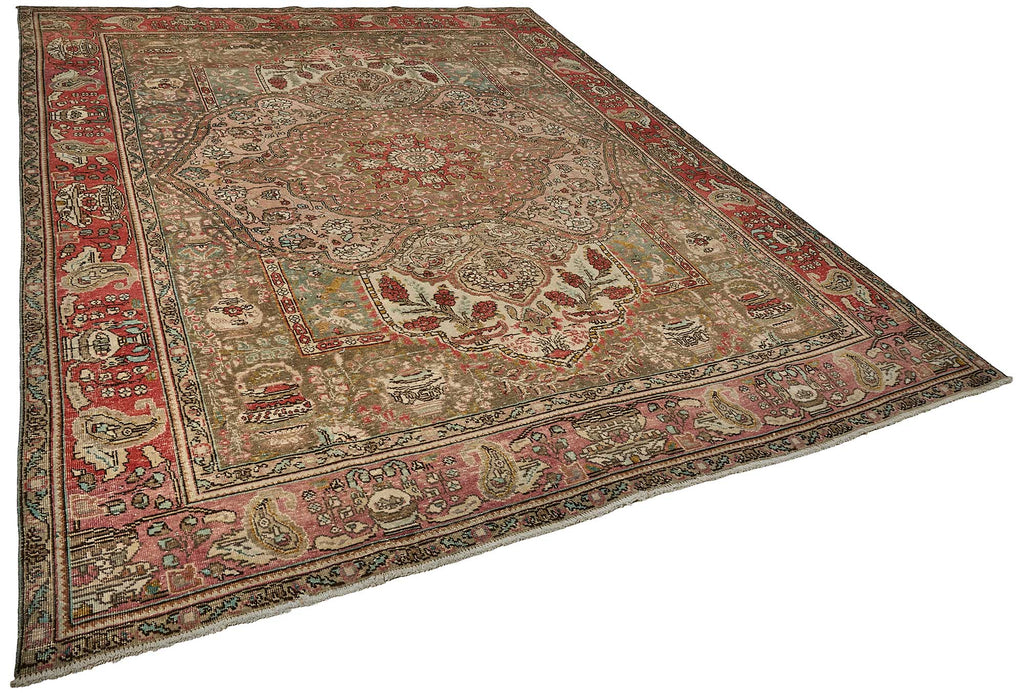 Beige vintage Persian rug 51007, 2.48 x 3.30 metres – photograph 2