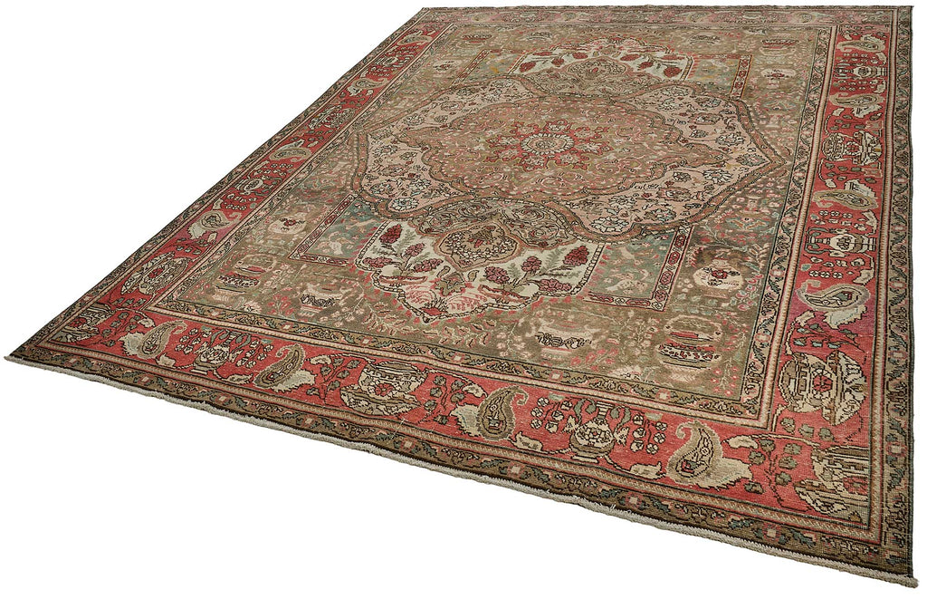 Beige vintage Persian rug 51007, 2.48 x 3.30 metres – photograph 3