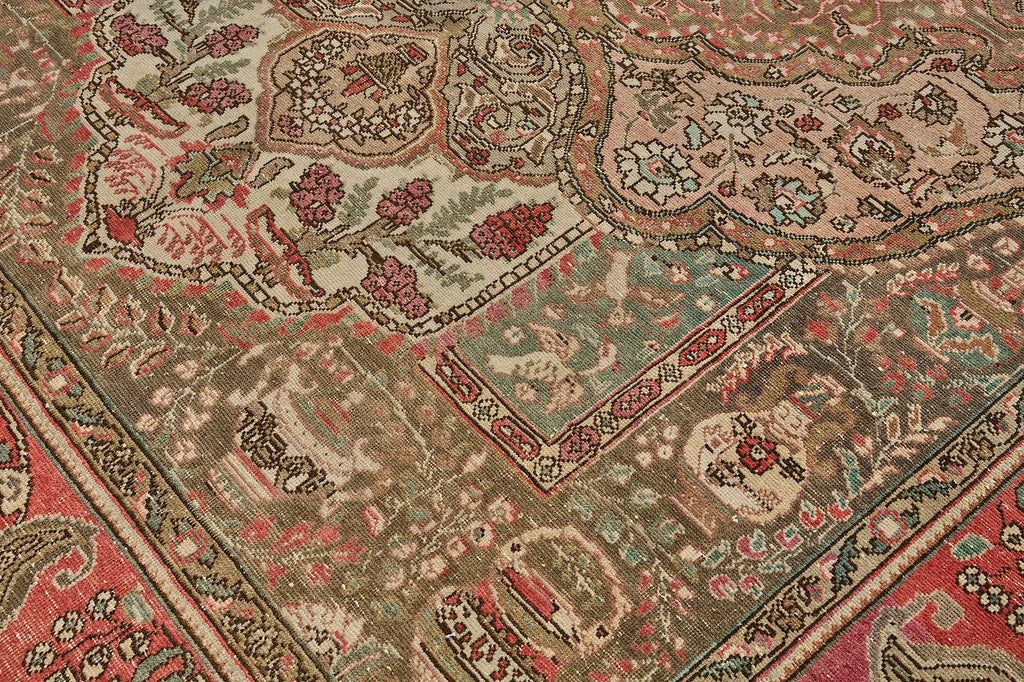 Beige vintage Persian rug 51007, 2.48 x 3.30 metres – photograph 9