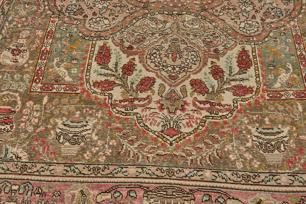Beige vintage Persian rug 51007, 2.48 x 3.30 metres – photograph 10