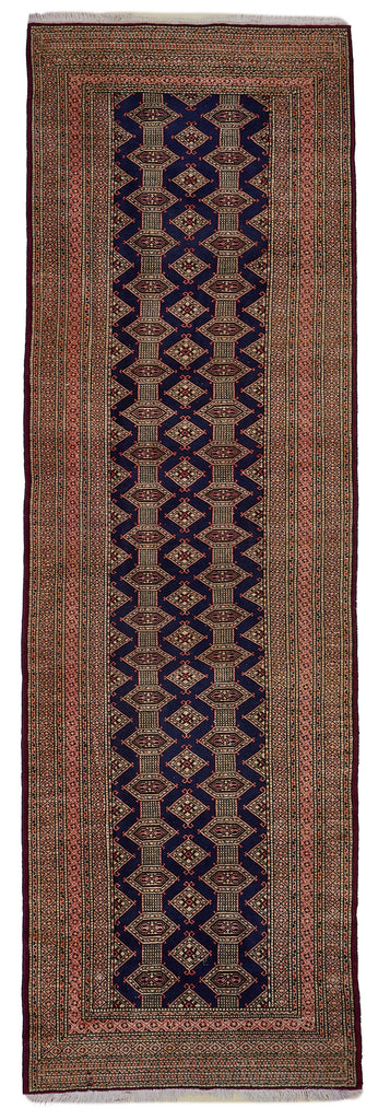Beige vintage Persian rug 51009, 1.10 x 3.68 metres – full rug
