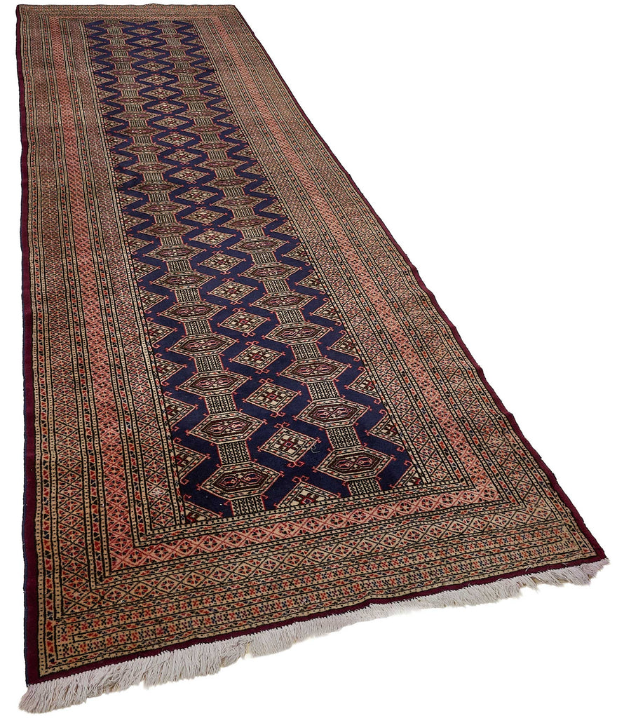 Beige vintage Persian rug 51009, 1.10 x 3.68 metres – photograph 2