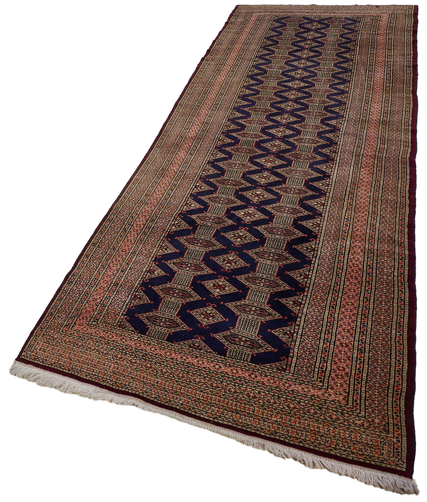 Beige vintage Persian rug 51009, 1.10 x 3.68 metres – photograph 3