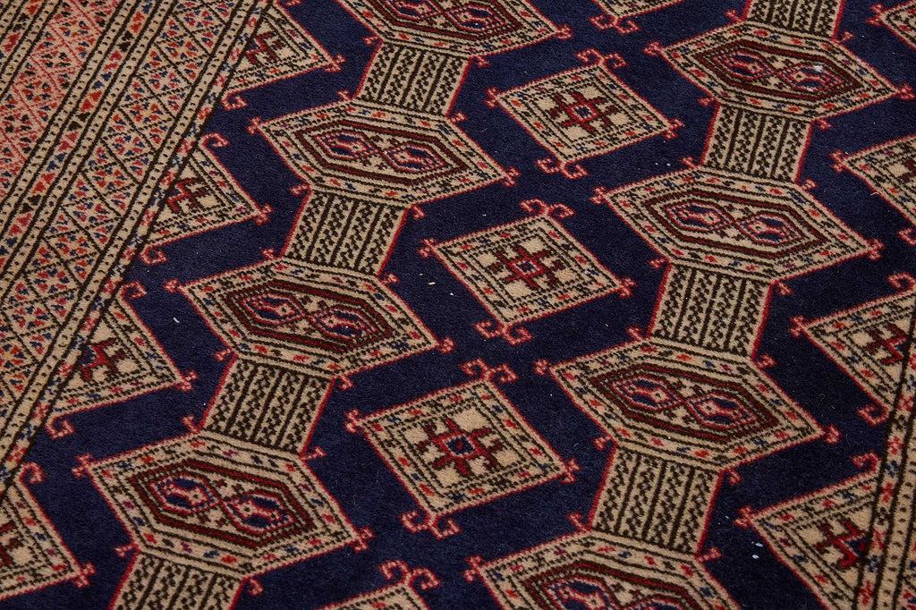 Beige vintage Persian rug 51009, 1.10 x 3.68 metres – photograph 5