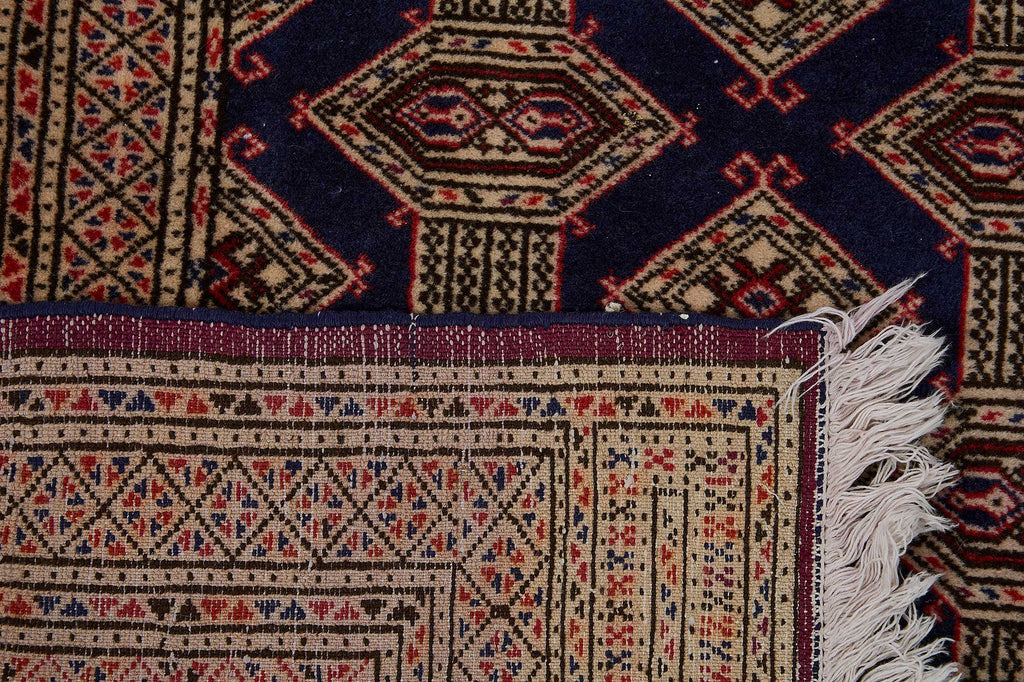 Beige vintage Persian rug 51009, 1.10 x 3.68 metres – photograph 7