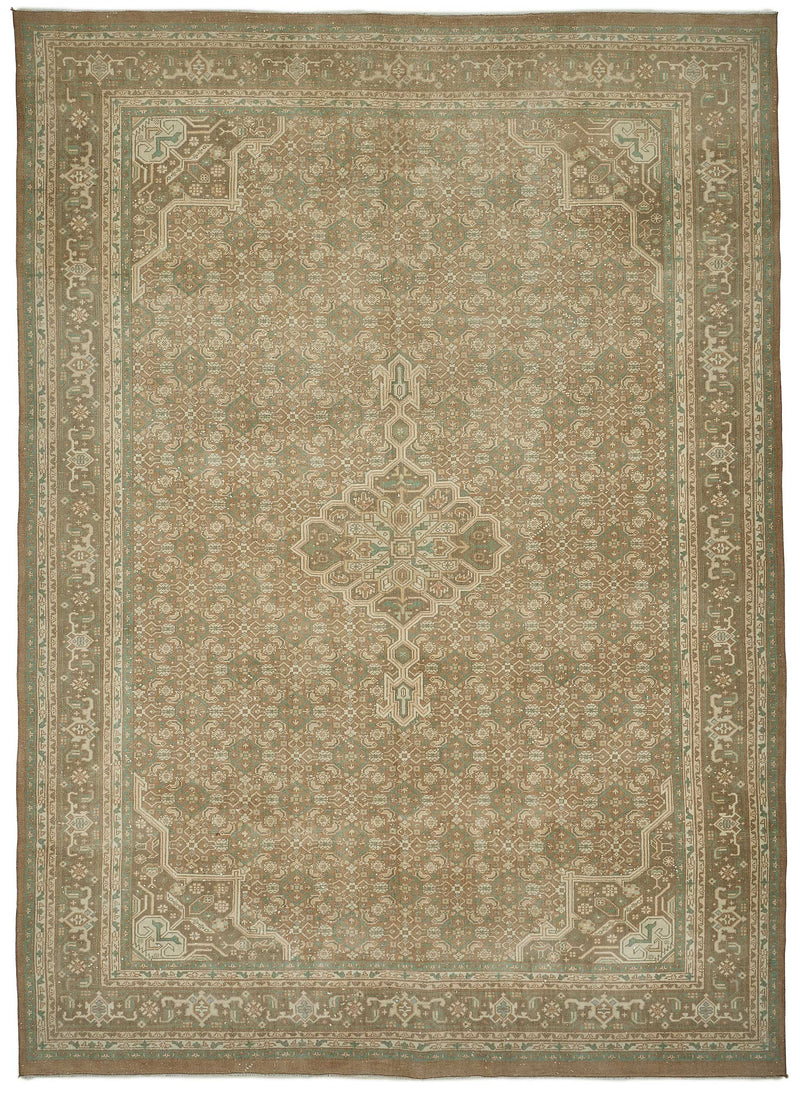 Beige vintage Persian rug 51010, 2.52 x 3.48 metres – full rug