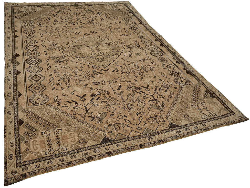 Beige vintage Persian rug 51012, 1.96 x 2.87 metres – photograph 2
