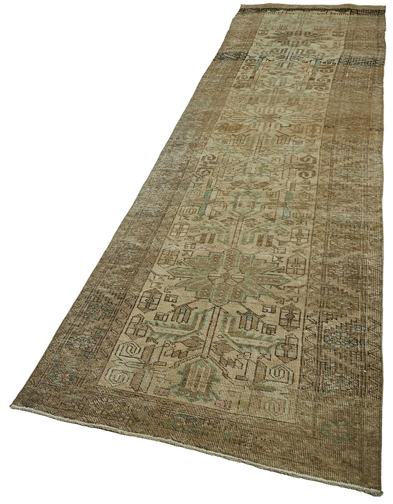 Beige vintage Persian rug 51013, 1.00 x 4.47 metres – photograph 3