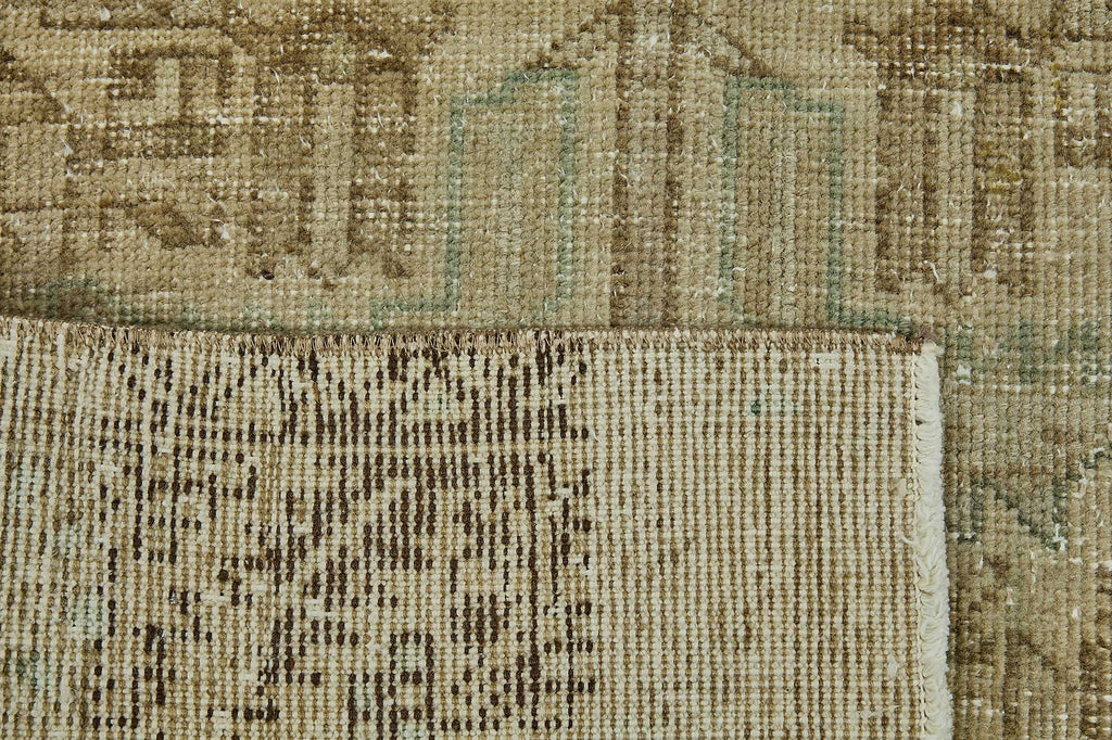 Beige vintage Persian rug 51013, 1.00 x 4.47 metres – photograph 7