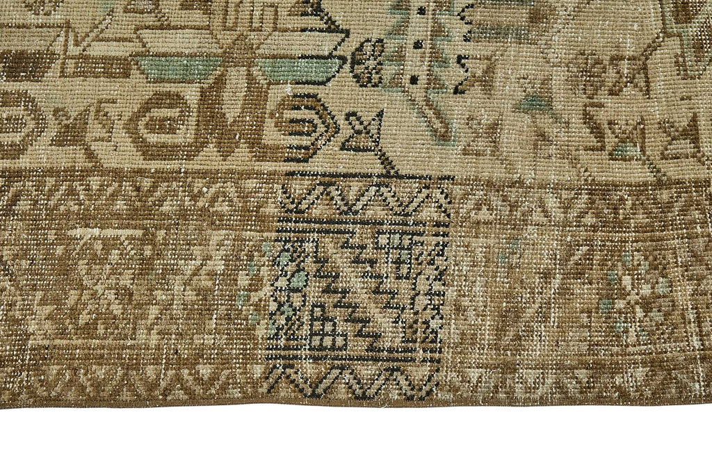 Beige vintage Persian rug 51013, 1.00 x 4.47 metres – photograph 8