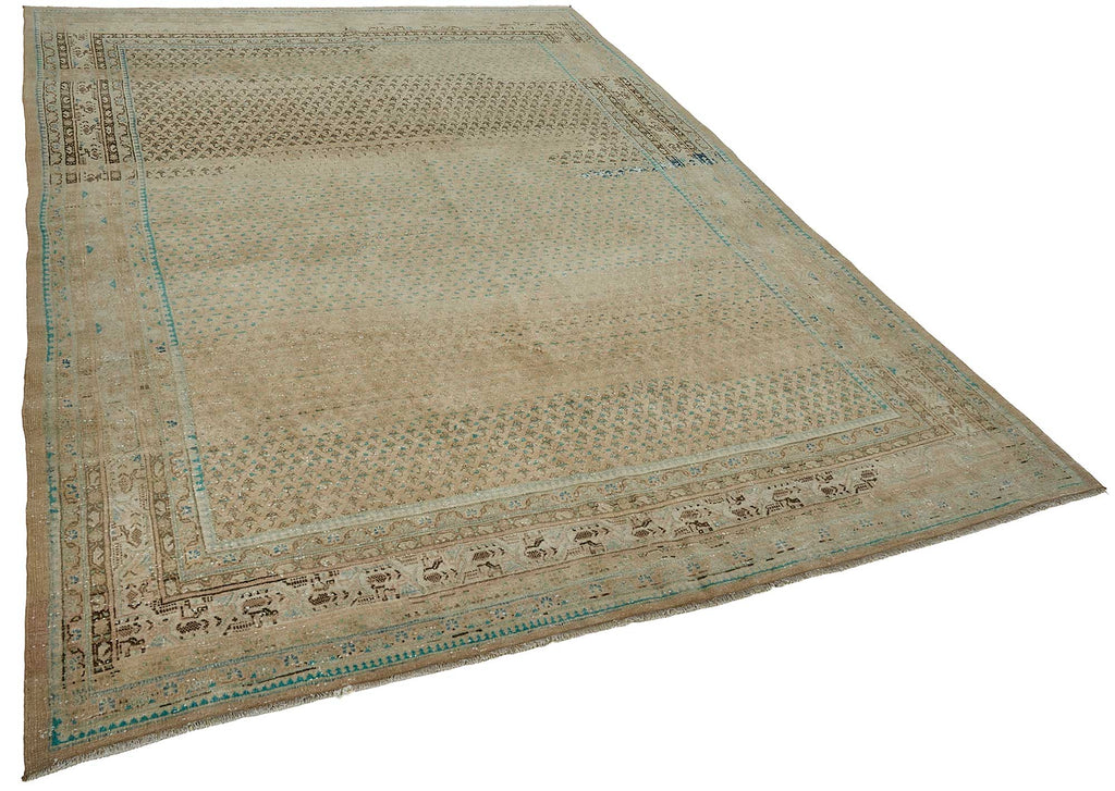 Beige vintage Persian rug 51016, 2.10 x 3.08 metres – photograph 2