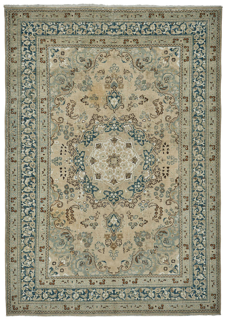 Beige vintage Persian rug 51017, 2.01 x 2.87 metres – full rug