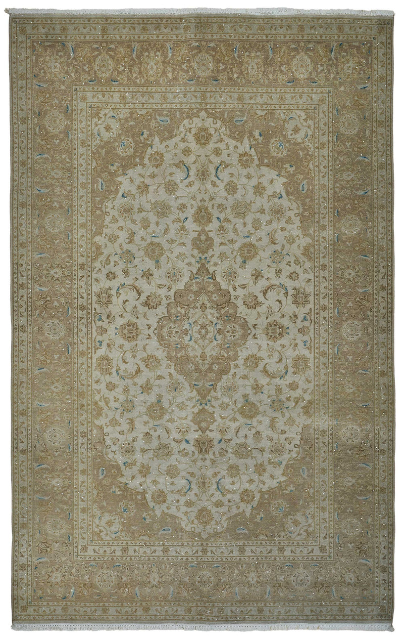 Beige vintage Persian rug 51019, 1.85 x 3.00 metres – full rug