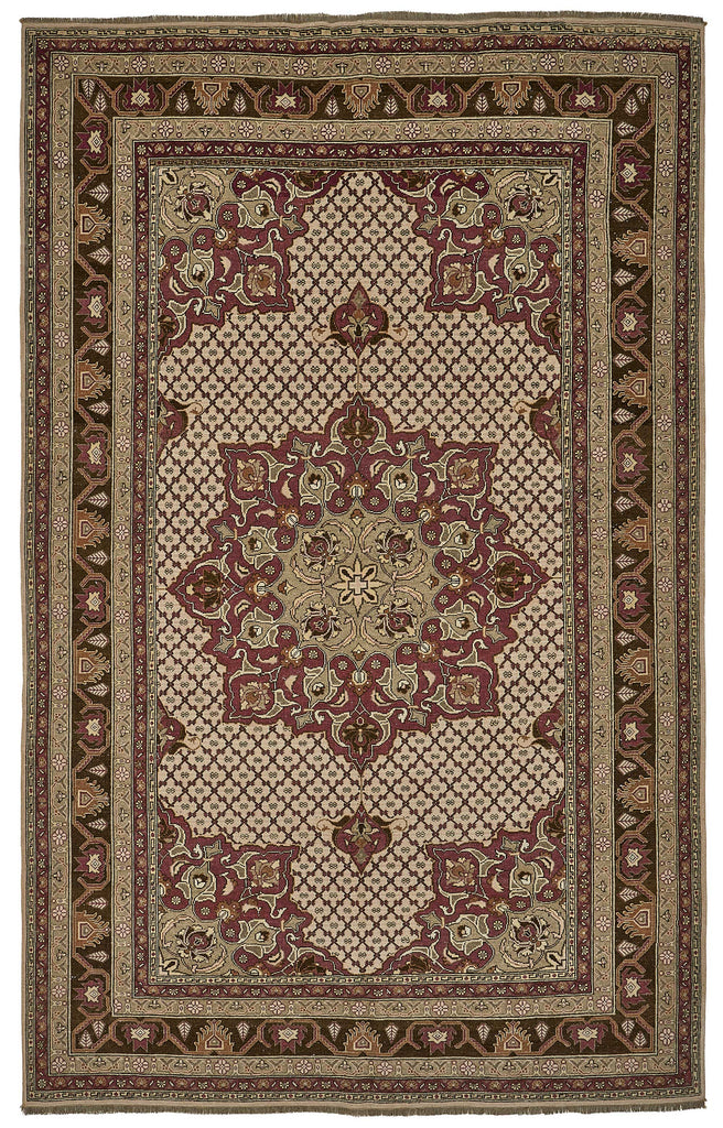 Beige vintage Persian rug 51020, 1.93 x 3.08 metres – full rug