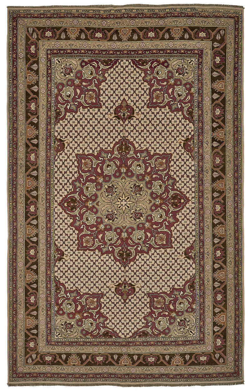 Beige vintage Persian rug 51020, 1.93 x 3.08 metres – full rug