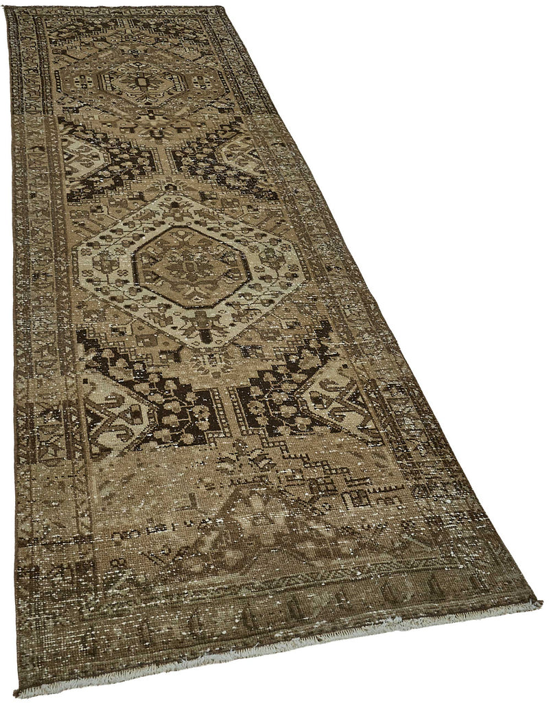 Beige vintage Persian rug 51021, 0.93 x 3.10 metres – photograph 2