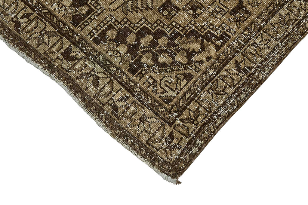 Beige vintage Persian rug 51021, 0.93 x 3.10 metres – photograph 4