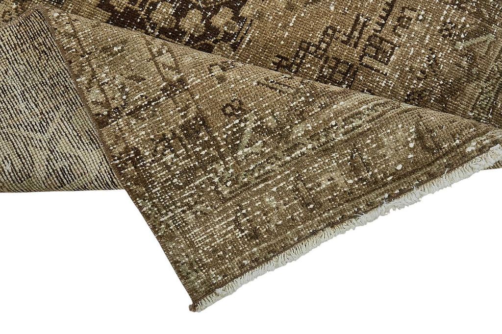 Beige vintage Persian rug 51021, 0.93 x 3.10 metres – photograph 6