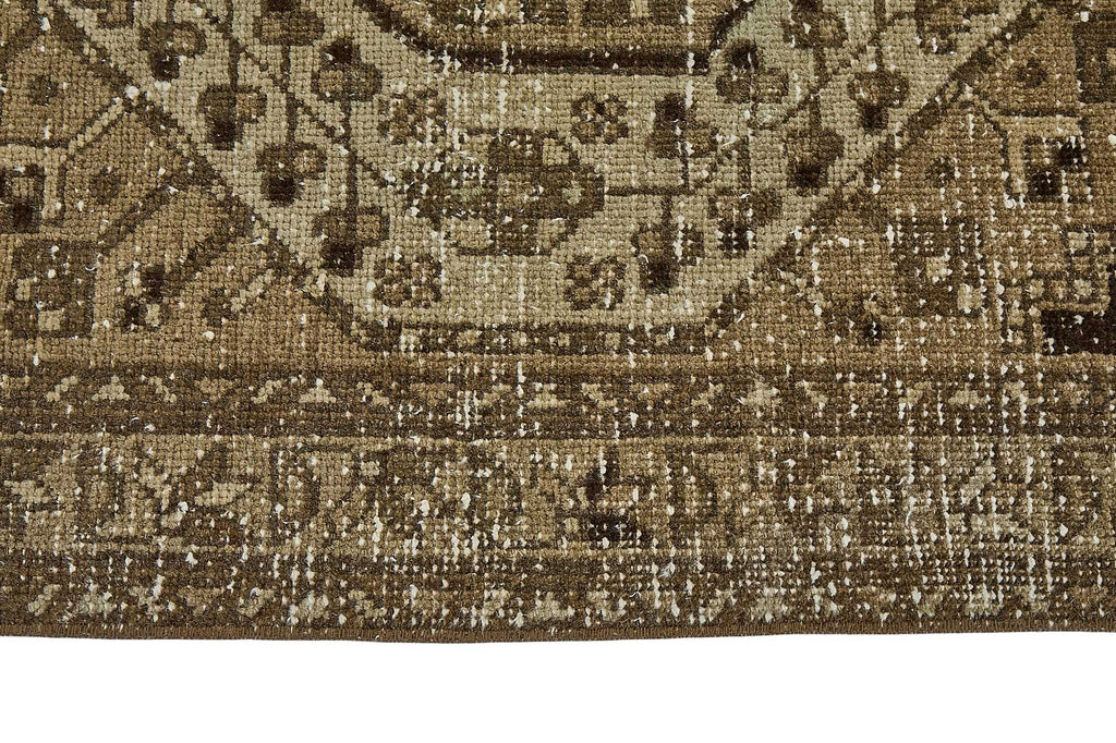 Beige vintage Persian rug 51021, 0.93 x 3.10 metres – photograph 8
