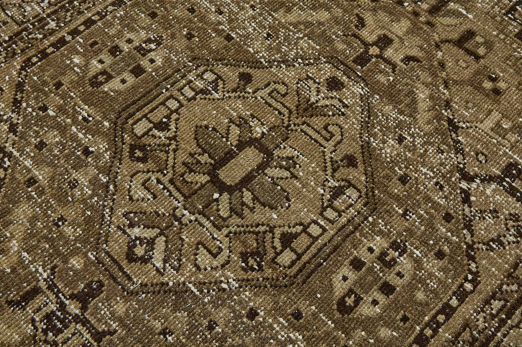 Beige vintage Persian rug 51021, 0.93 x 3.10 metres – photograph 9