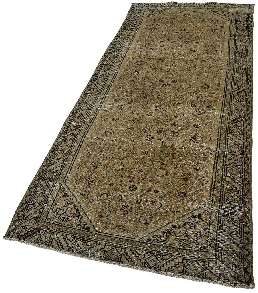 Beige vintage Persian rug 51024, 1.03 x 2.94 metres – photograph 3