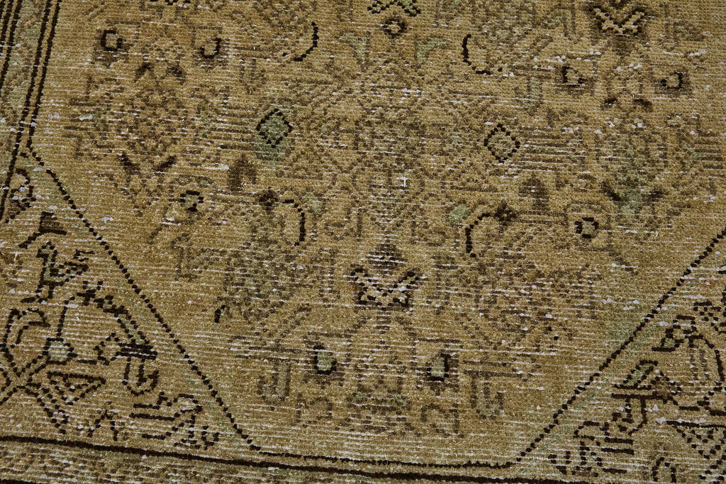 Beige vintage Persian rug 51024, 1.03 x 2.94 metres – photograph 10