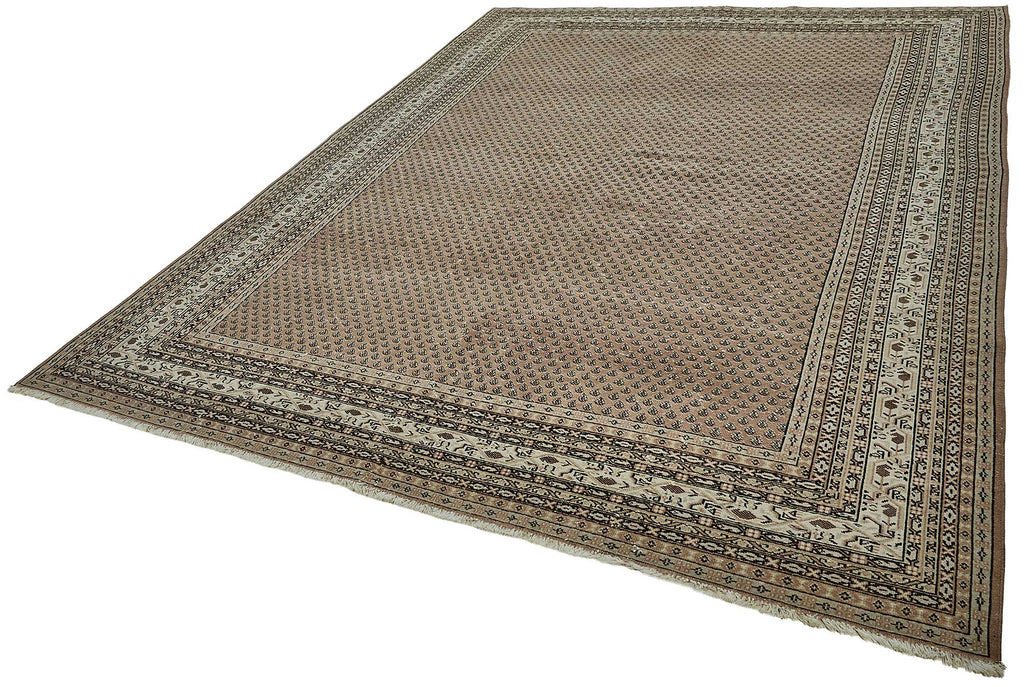 Beige vintage Persian rug 51025, 2.46 x 3.43 metres – photograph 3
