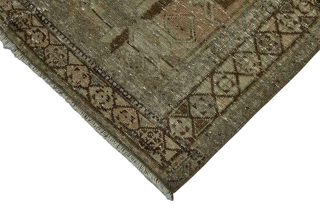 Beige vintage Persian rug 51027, 0.97 x 3.32 metres – photograph 4