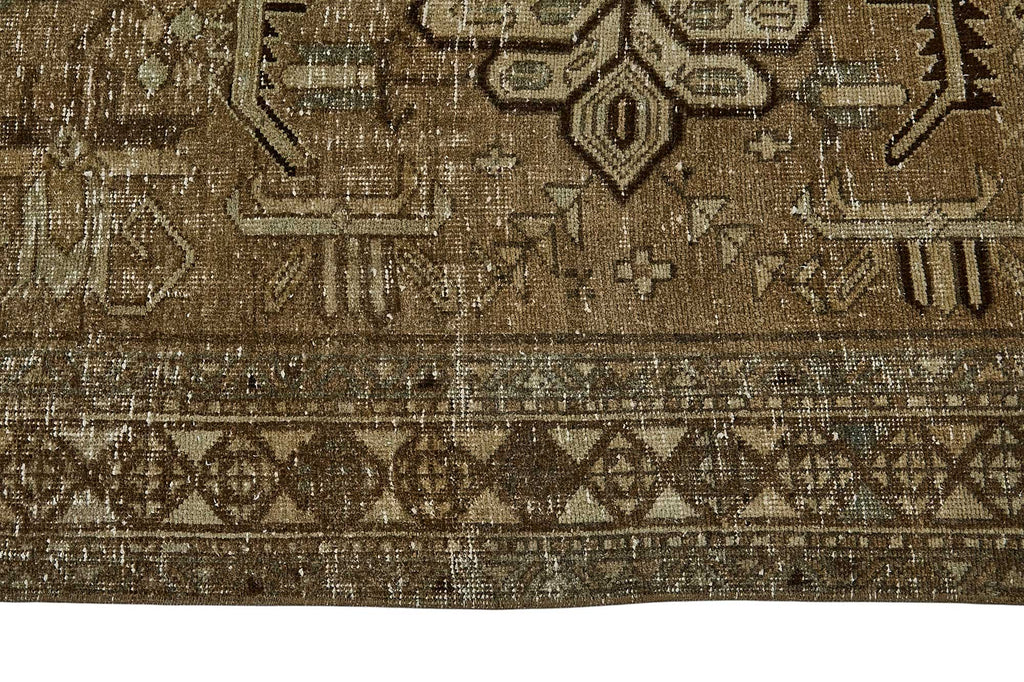 Beige vintage Persian rug 51027, 0.97 x 3.32 metres – photograph 8