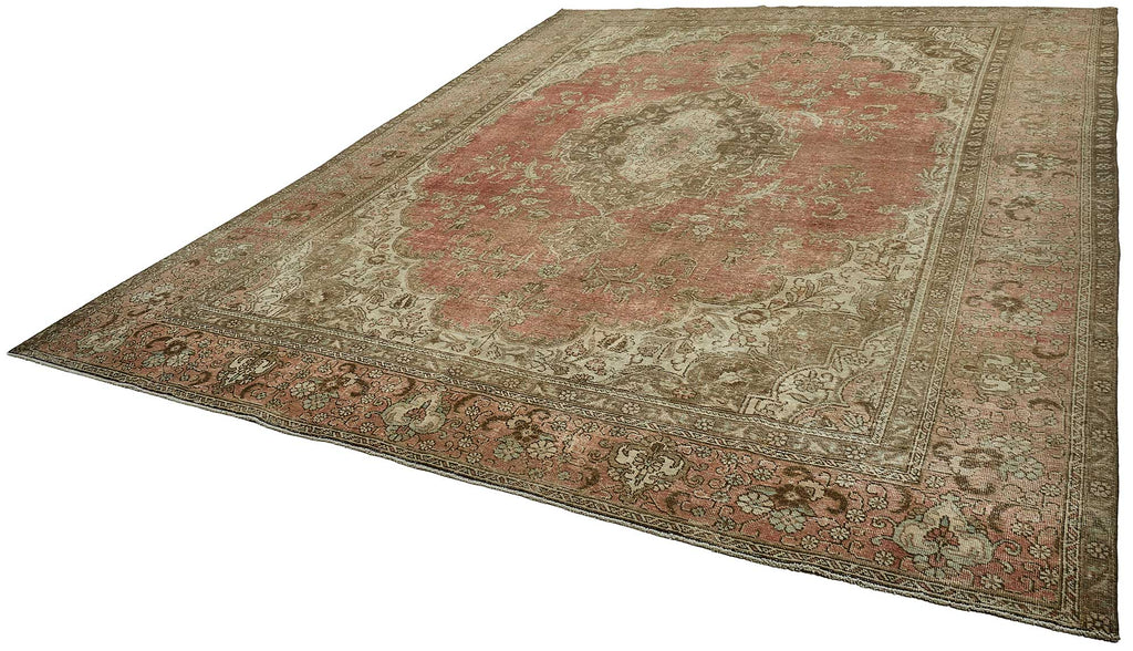 Beige vintage Persian rug 51029, 3.18 x 4.07 metres – photograph 3