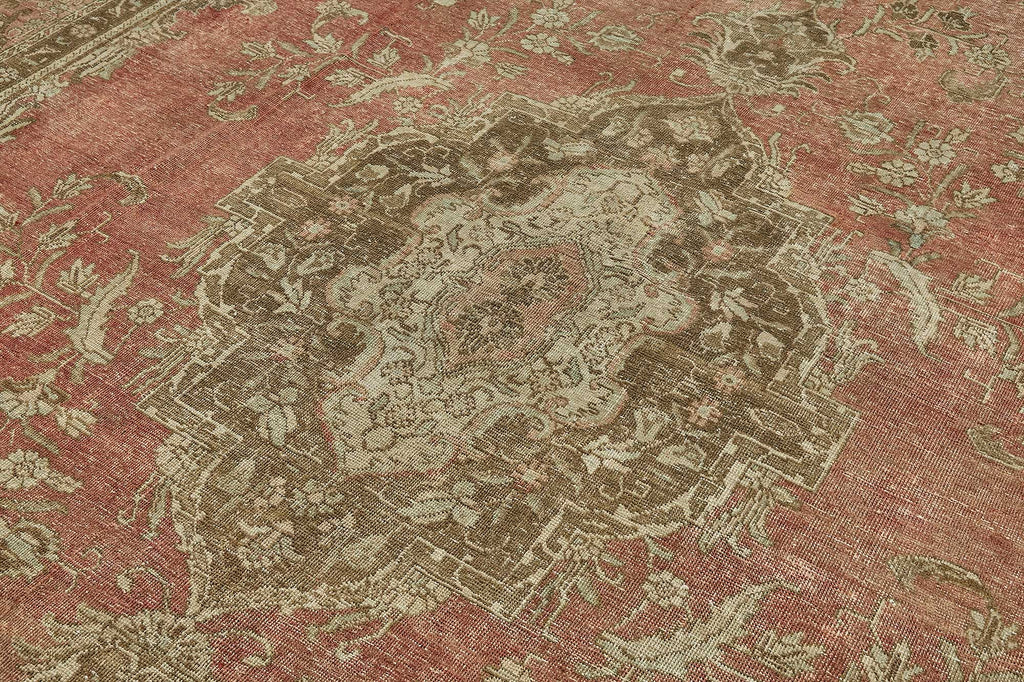 Beige vintage Persian rug 51029, 3.18 x 4.07 metres – photograph 5