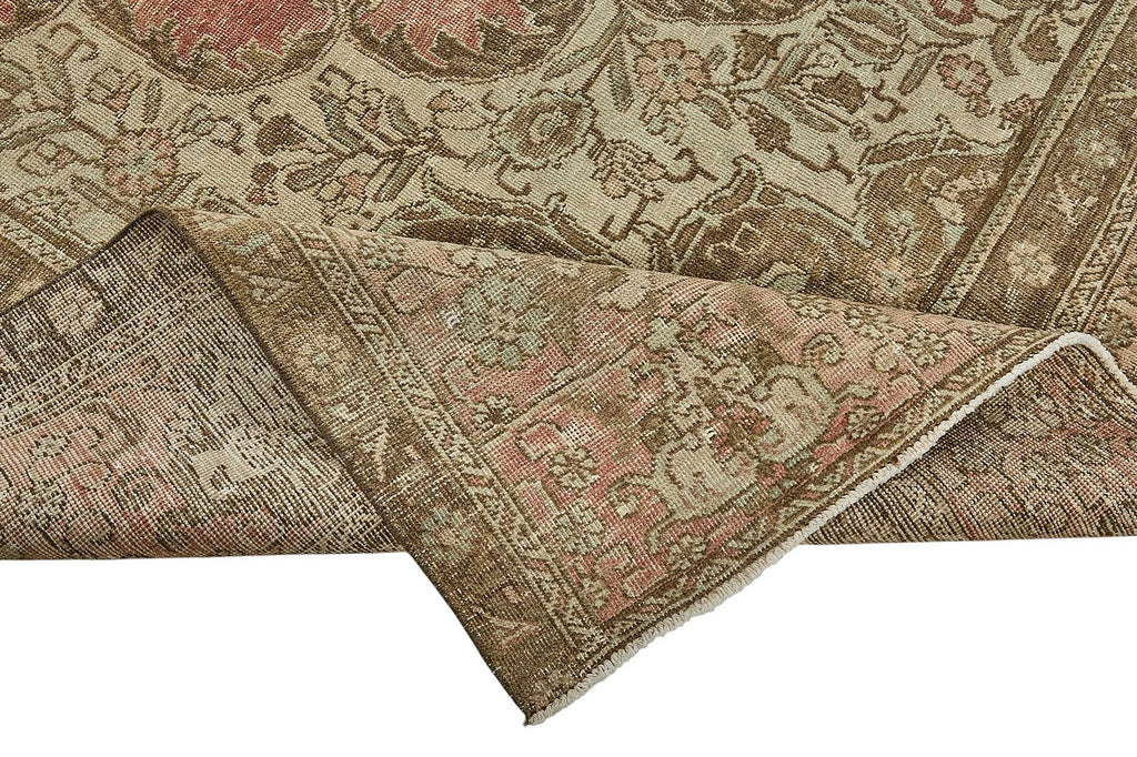 Beige vintage Persian rug 51029, 3.18 x 4.07 metres – photograph 6